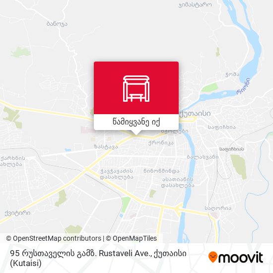 95 რუსთაველის გამზ. Rustaveli Ave. რუკა
