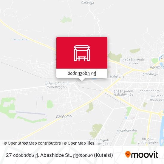 27 აბაშიძის ქ. Abashidze St. რუკა
