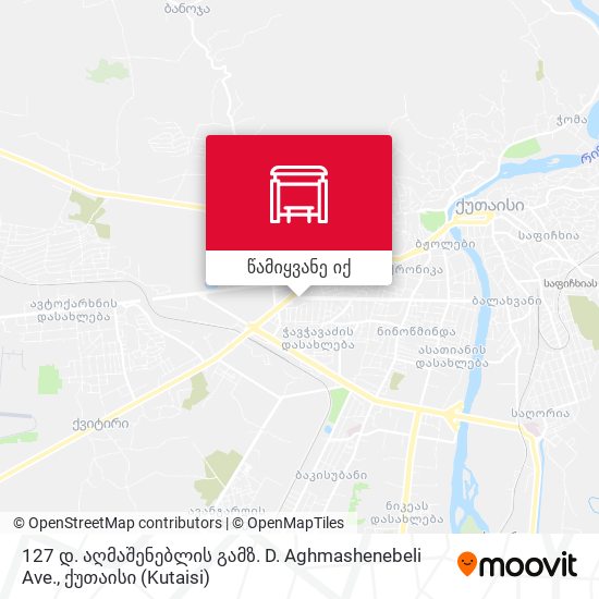 127 დ. აღმაშენებლის გამზ. D. Aghmashenebeli Ave. რუკა