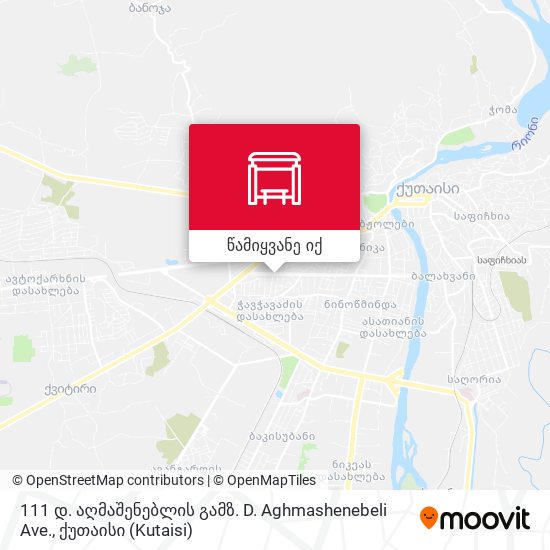 111 დ. აღმაშენებლის გამზ. D. Aghmashenebeli Ave. რუკა