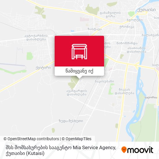შსს მომსახურების სააგენტო Mia Service Agency რუკა