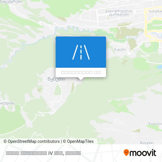 ქაქუცა ჩოლოყაშვილის IV ჩიხი რუკა