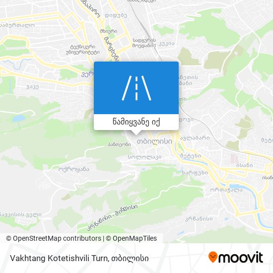 Vakhtang Kotetishvili Turn რუკა