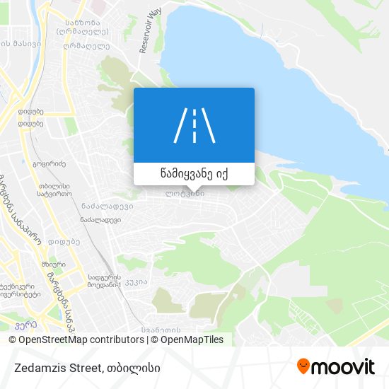 Zedamzis Street რუკა