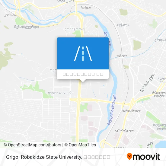 Grigol Robakidze State University რუკა