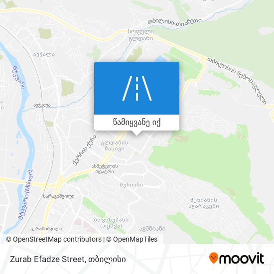 Zurab Efadze Street რუკა