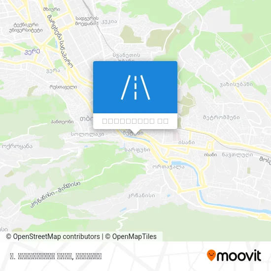 ვ. ჯორბენაძის ქუჩა რუკა