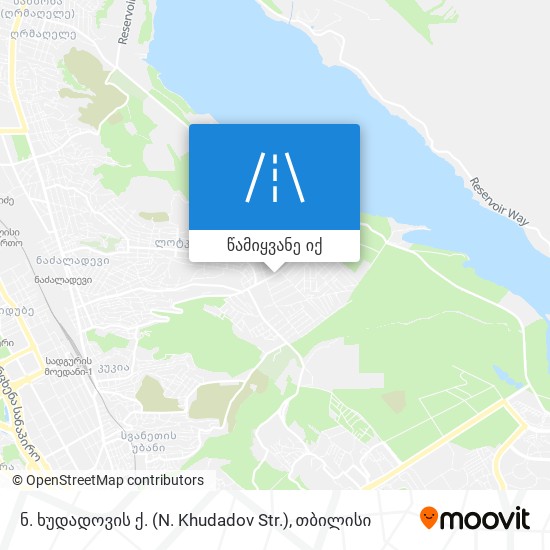 ნ. ხუდადოვის ქ. (N. Khudadov Str.) რუკა
