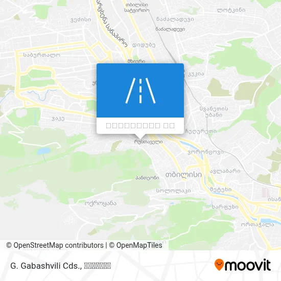 G. Gabashvili Cds. რუკა