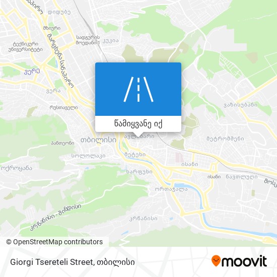 Giorgi Tsereteli Street რუკა