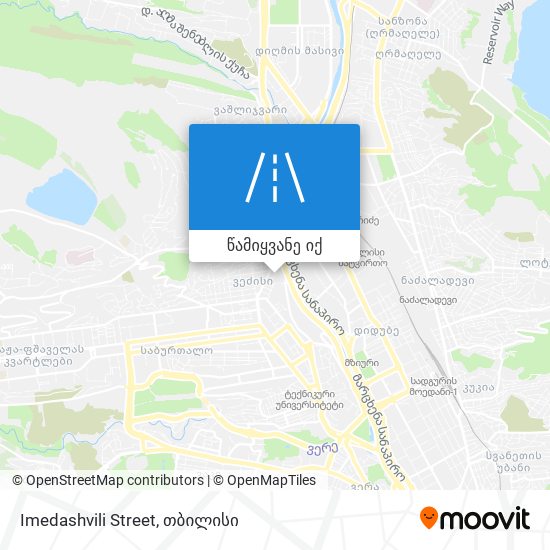 Imedashvili Street რუკა