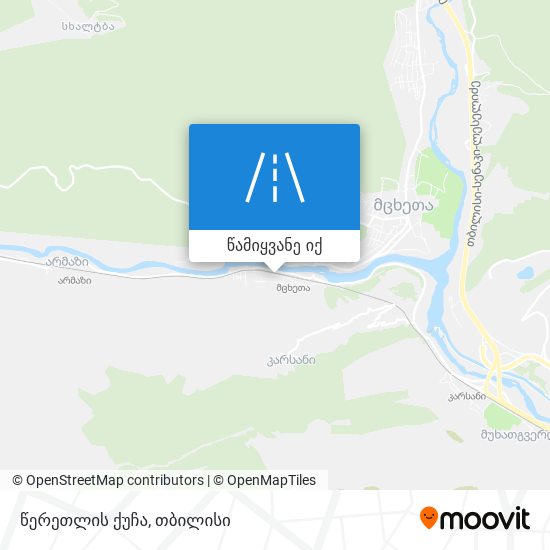 წერეთლის ქუჩა რუკა
