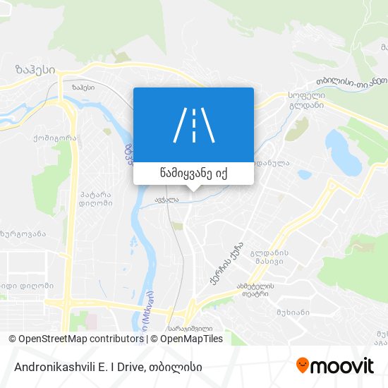 Andronikashvili E. I Drive რუკა