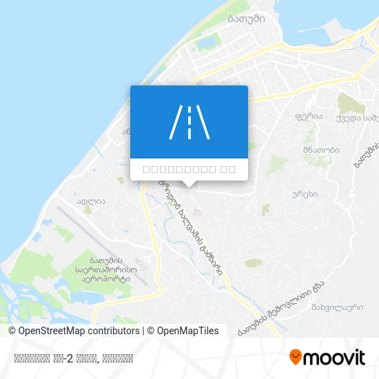 ხახულის მე-2 ჩიხი რუკა