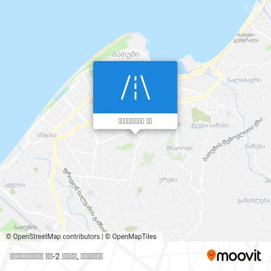 შამილაძის მე-2 ჩიხი რუკა