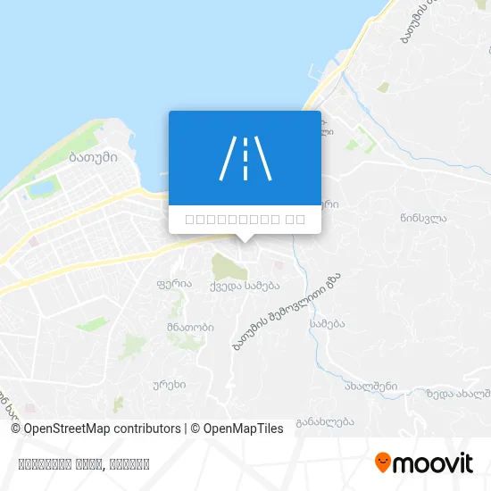 სახოკიას ქუჩა რუკა