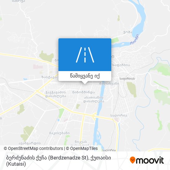 ბერძენაძის ქუჩა (Berdzenadze St) რუკა