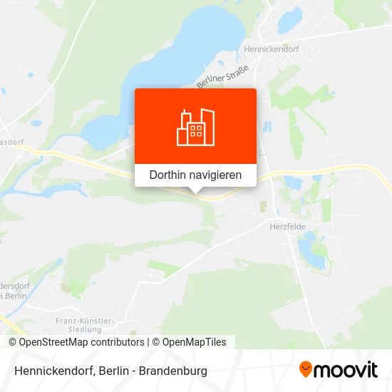 Hennickendorf Karte