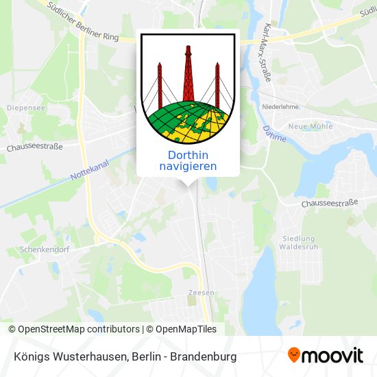 Königs Wusterhausen Karte