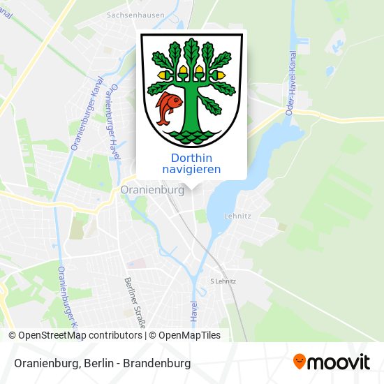 Oranienburg Karte