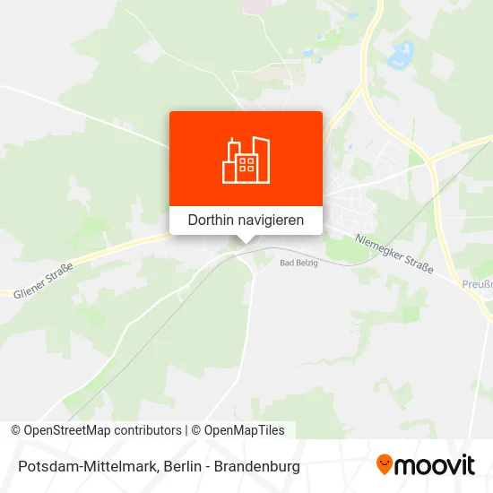 Potsdam-Mittelmark Karte