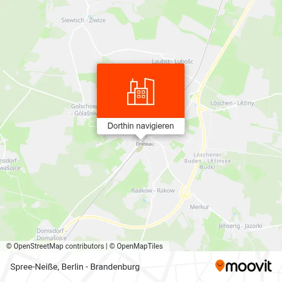 Spree-Neiße Karte