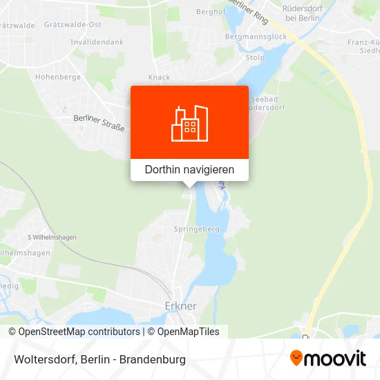 Woltersdorf Karte