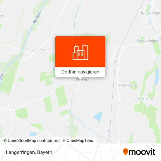 Langerringen Karte