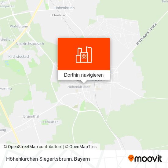 Höhenkirchen-Siegertsbrunn Karte
