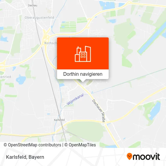Karlsfeld Karte