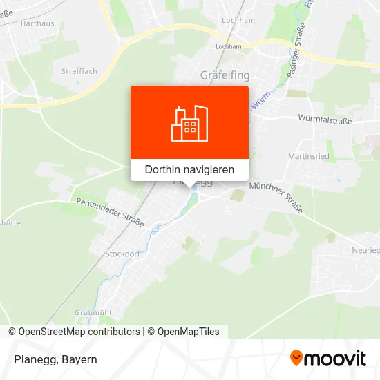 Planegg Karte