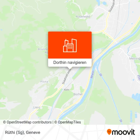 Rüthi (Sg) Karte