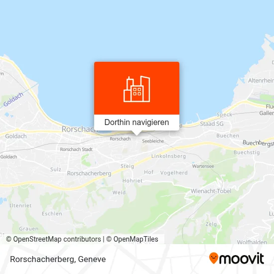 Rorschacherberg Karte