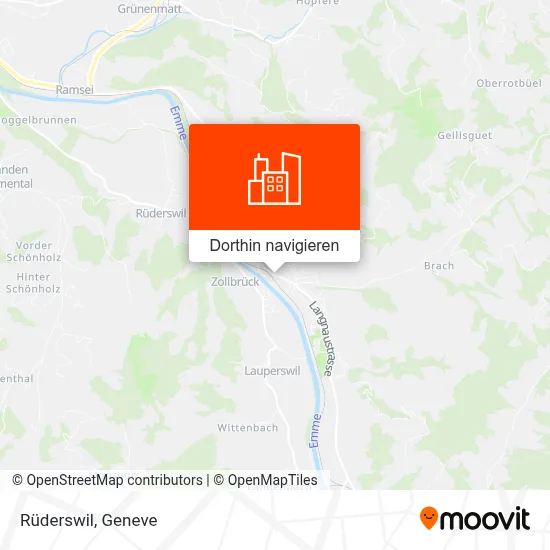 Rüderswil Karte