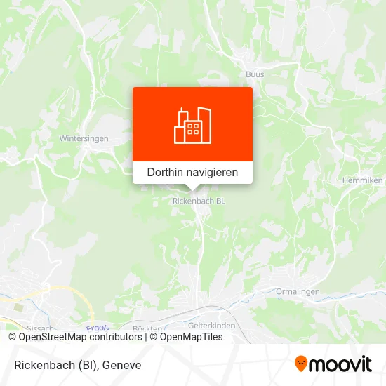 Rickenbach (Bl) Karte