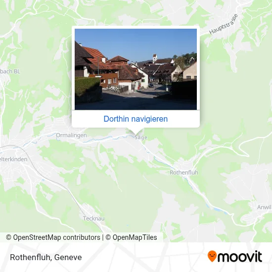 Rothenfluh Karte