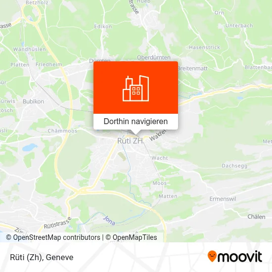 Rüti (Zh) Karte