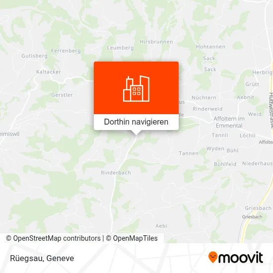 Rüegsau Karte