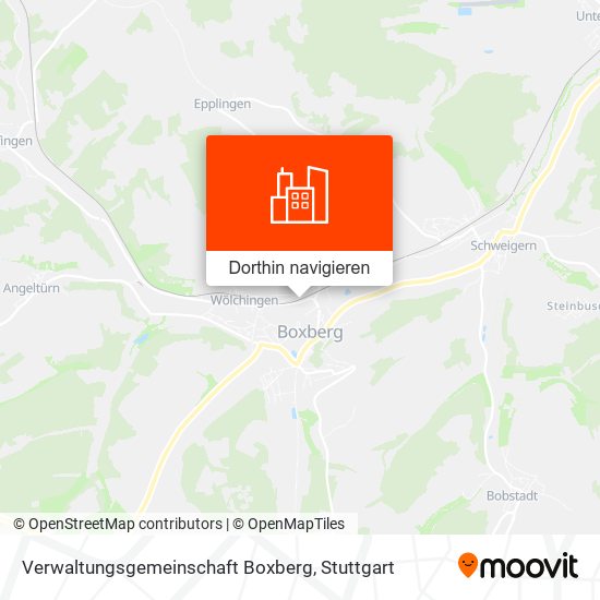 Verwaltungsgemeinschaft Boxberg Karte