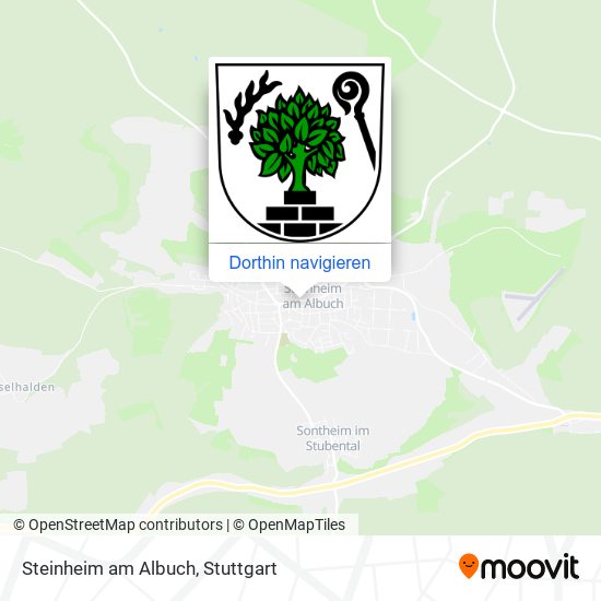Steinheim am Albuch Karte