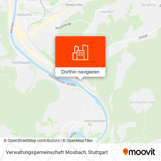 Verwaltungsgemeinschaft Mosbach Karte