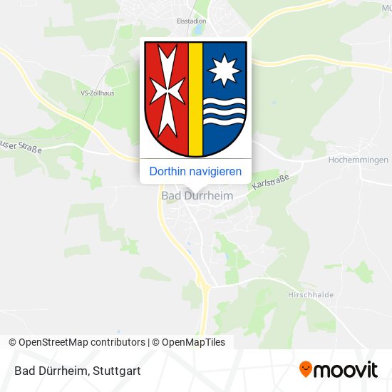 Bad Dürrheim Karte