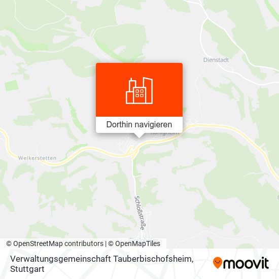 Verwaltungsgemeinschaft Tauberbischofsheim Karte
