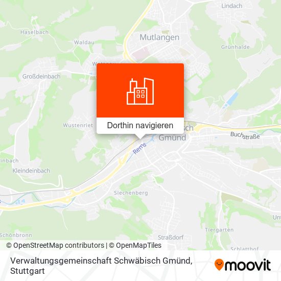 Verwaltungsgemeinschaft Schwäbisch Gmünd Karte