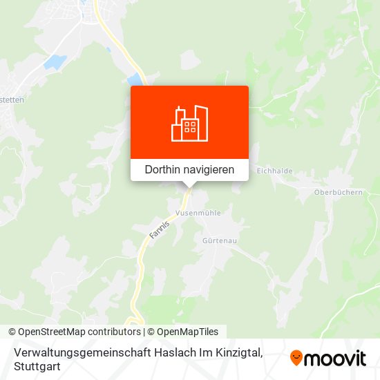 Verwaltungsgemeinschaft Haslach Im Kinzigtal Karte