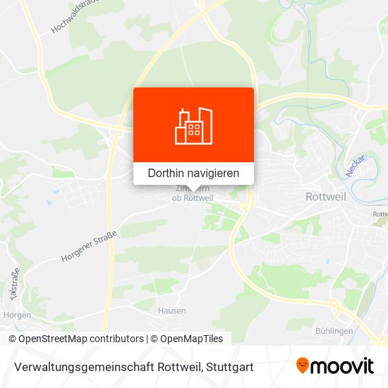 Verwaltungsgemeinschaft Rottweil Karte