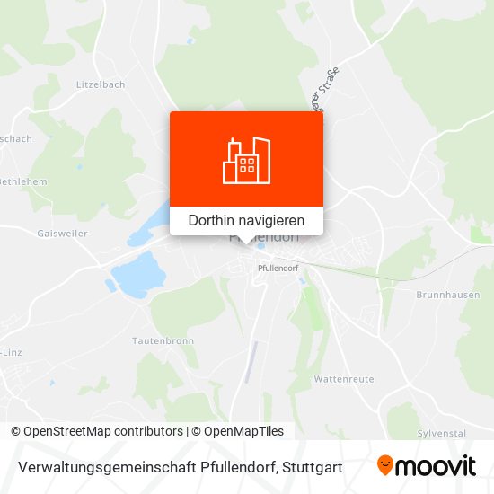 Verwaltungsgemeinschaft Pfullendorf Karte