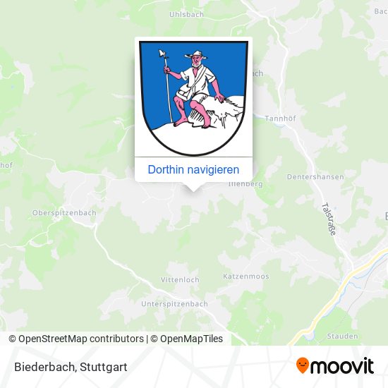 Biederbach Karte