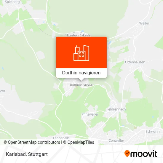 Karlsbad Karte