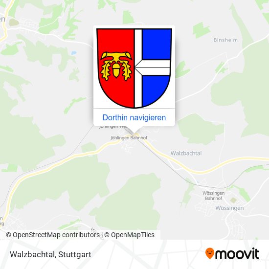 Walzbachtal Karte